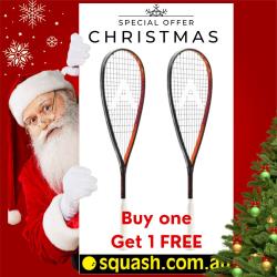 12 Days of Christmas, Squash Racquets, Two Packs You Save STACKS! - Angell HM135 Racquet Buy 1 Get 1 FREE