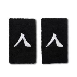 Squash Accessories - Wristband12 Black White