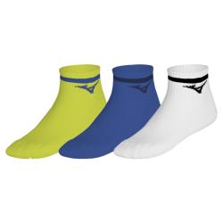 Socks - Mizuno Training Mid Sock 3 Pack Lightning Yellow