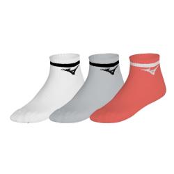 Socks - Mizuno Training Mid Sock 3 Pack White Cloudscape